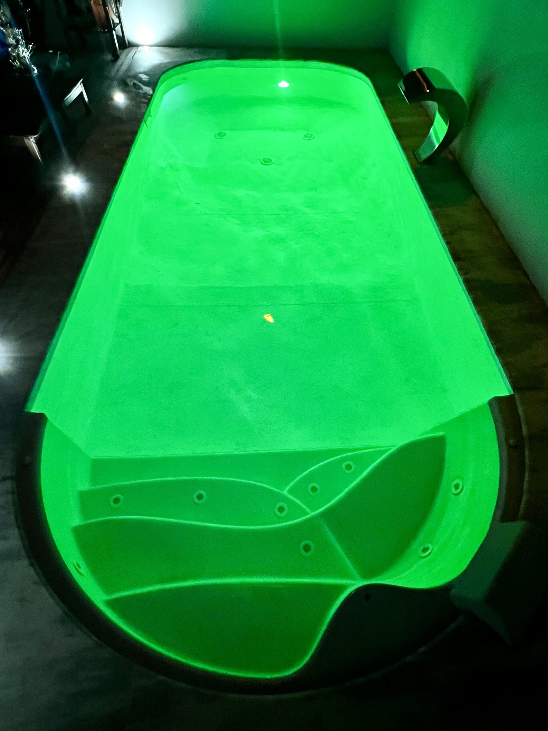 piscinas - ramos - equipamentos - iluminacao - led - rgb - green