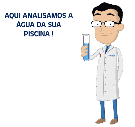 Analisamos a água da sua piscina